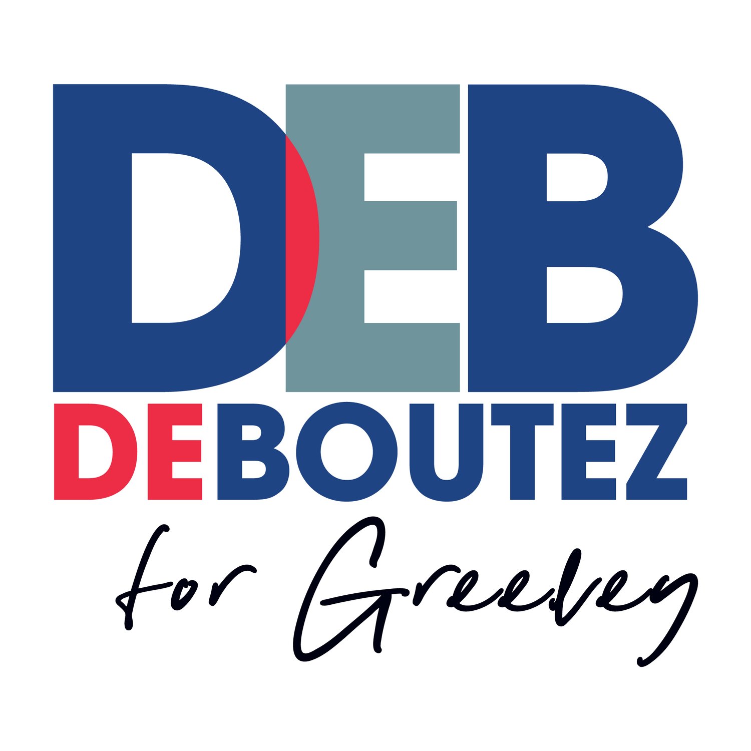 Deb DeBoutez - Candidate for Greeley City Council Ward II Logo